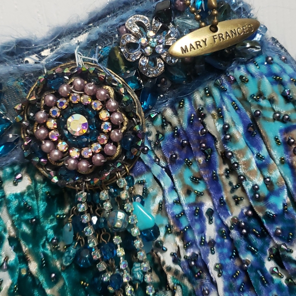 Mary Frances beaded and embroidered handbag